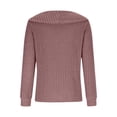 thumbnail image 6 of hotojiny Womens Long Sleeve Tops Cowl Neck Ribbed Knit Sweater Loose Fit Solid Color Pullover Lightweight Spring Shirts S-3XL, 6 of 6