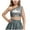 Black Tank Tops for Kids, variant on Sparkly Cropped Tank Tops for Girls Trendy One Shoulder Sleeveless Camisoles Size 3-16 Junior Teens Pullover Solid Shiny Performance Vests