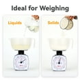 thumbnail image 6 of Tada 11lb Analog Food Scale Mechanical Dial Kitchen Scale, Removable Measuring Cup, Tare Function, Kitchen Friendly, 6 of 7