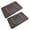 Black model, variant on 2Pieces Ironing Pad Set Heat Resistant Silicone Iron Rest Mats NonSlip Design Iron Plate For Safe Ironing Surfaces