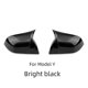 thumbnail image 2 of Compatible with Tesla Model Y 2019-2023 rearview mirror cover ABS + carbon fiber rearview mirror cover car modification accessories, 2 of 5