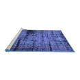 thumbnail image 2 of Ahgly Company Machine Washable Indoor Rectangle Persian Blue Bohemian Area Rugs, 5' x 8', 2 of 4