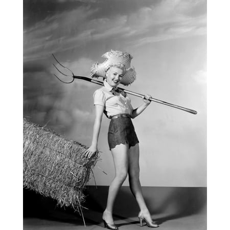 Betty Grable In A Cheesecake Pose To Publicize The Farmer Takes A Wife ...