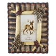 thumbnail image 3 of Rustic Western Galvanized Metal Buckhorn Stag Deer Antlers 4"X6" Photo Frame, 3 of 5