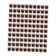 thumbnail image 3 of 100 piezas de anillos de aluminio para patas de paloma, para pollo, pato y canario. Japón color café, 3 of 8
