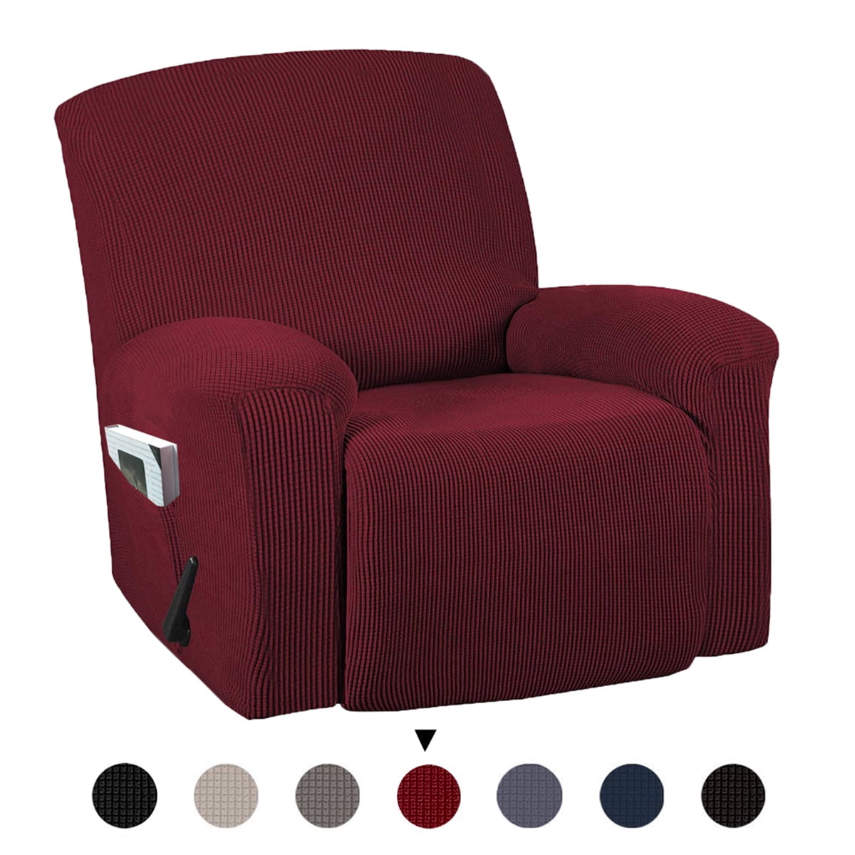 Collin Recliner Slipcover  Red  4 piece slipcover NEW 