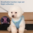 thumbnail image 2 of Visland Harnais-gilet pour Animaux avec Laisse, Maille Respirante, Réfléchissant, à Enfiler, Boucle Réglable, Anti-Traction, Anti-Fuite, Harnais de Poitrine pour Petit Chien, Chiot, Chat, Fournitures pour Animaux, 2 of 7