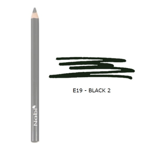 Nabi Crayon pour les Yeux Cosmetics - Noir 2 (12 Paquets)