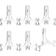 thumbnail image 1 of Soporte de exhibición HESTYA, caballete acrílico de 7 pulgadas, 6 unidades, transparente, 1 of 8