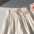 thumbnail image 4 of Agkizg Girls Solid Wide Leg Pants Casual Loose Fitting Lightweight Summer for Kids, Sizes 2-3 Years, 4 of 5