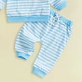 thumbnail image 5 of mgoYE Toddler Baby Boy Clothes Cute Set Long Sleeve Sweatshirt Pullover Top Pant Fall Winter Outfits, 5 of 7