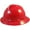 Red, variant on MSA Advance Full Brim Vented Hard Hats with 4 Point Ratchet Suspensions White