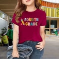 thumbnail image 3 of FDDMis Girls' Tees Tops for Girls 10-12 Youth White Tshirt Y2k Shirts Girls Size 8 Clothes 4t Girl Clothes Girls Clothes Age 6-8, 2-3 Years, 3 of 8