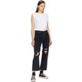 thumbnail image 1 of Citizens Of Humanity Emery Crop Relaxed Straight Jeans Lost Romance Black ( 25 ), 1 of 2