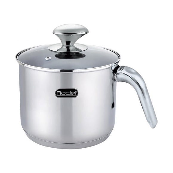 Pocillo Hevidor 14cm/1.6L Acero Inoxidable Inducción Fraciel Luxor