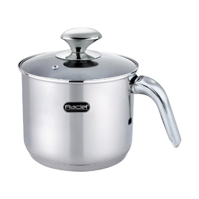 Pocillo Hevidor 14cm/1.6L Acero Inoxidable Inducción Fraciel Luxor