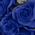 thumbnail image 2 of facefd Polyester Roses Halloween Table Centres de Table Fête Centres de Table Festival Fleurs arrangement Décor Bleu, 2 of 9