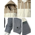 thumbnail image 5 of H2H Mens Casual Slim Fit Zip up Hoodie Jacket Fleece Lightweight Thermal Hoodie (CMOHOL086), 5 of 6