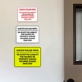 thumbnail image 2 of Signs ByLITA Classic Framed Guests Please Note: We accept no liability for injuries or property damage incurred during your stay Door or Wall Sign (Blue) - Medium, 2 of 8