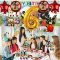 thumbnail image 3 of Bing Bunny Balloons Party Supplies 6th Big Number Decorations Decor Kit Birthday, 3 of 5