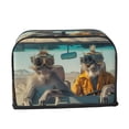 thumbnail image 2 of Yiaed Desert Monkeys Drive Print Two Slice Bread Machine Cover, Universal Size Kitchen Appliance Cover for Bread Machine,Bread Machine Cover, 2 of 7