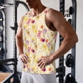 thumbnail image 5 of Rateoe Rabbit And Balloon Pattern Sleeveless Gym Shirt Muscle Tee Breathable Workout Shirt Slim-Fit Tank Quick Dry Fit Muscle Tank Top Bodybuilding Sleeveless T Shirt-Medium, 5 of 7