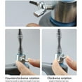 thumbnail image 4 of Toolix Household Cleaner Toilet Unclogging Handcranked Pipe Dredge Pipe Sink Hair Remover Heavy Duty Pipe For Bathtub Bathroom Sink Kitchen And Shower, 4 of 9