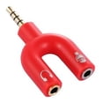 thumbnail image 3 of Adaptador divisor de audio de 3,5 mm para auriculares con micrófono, 3 of 3
