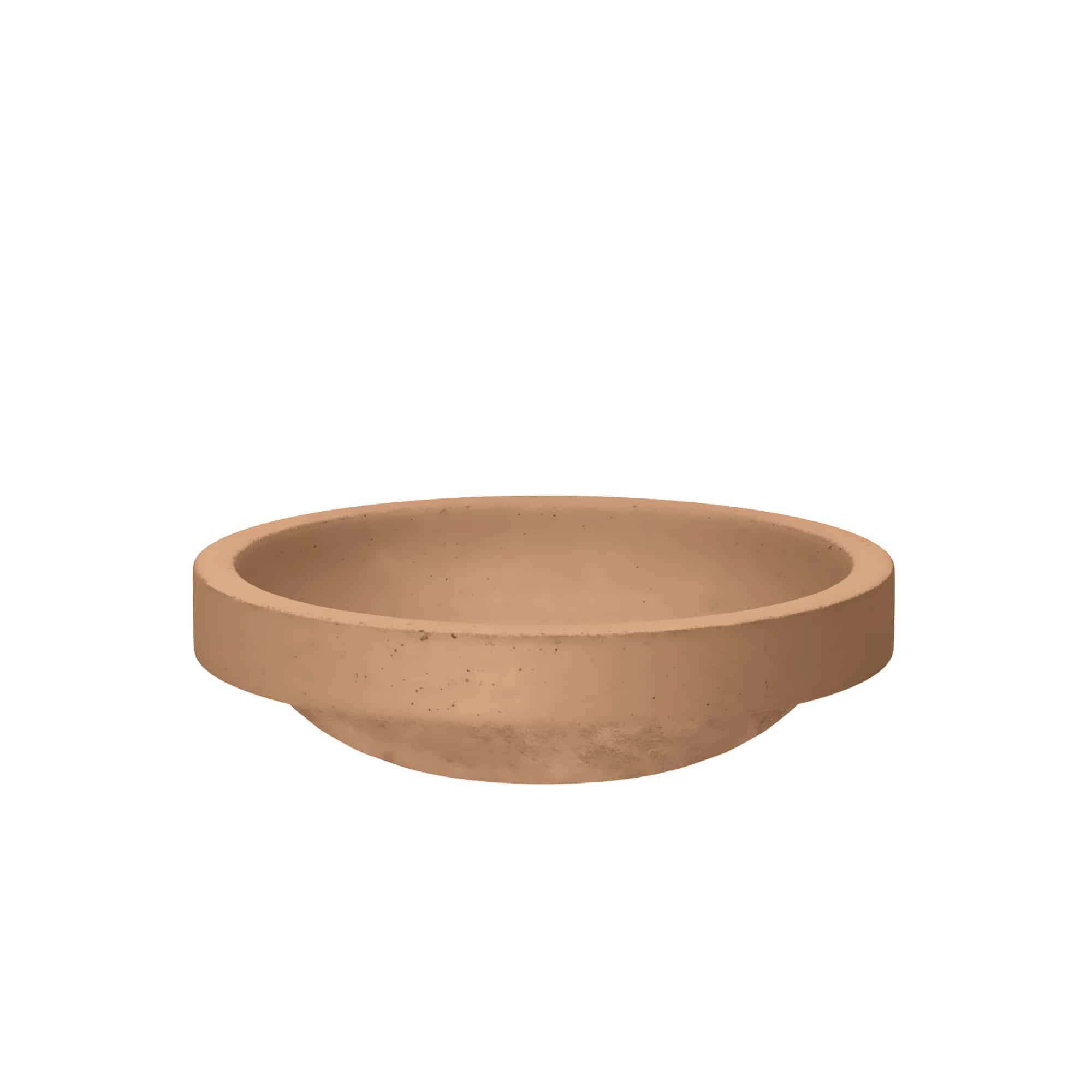 Native Trails NSL1916-C Nativestone 19" Oval Concrete Drop In Or Undermount Bathroom Sink