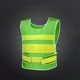 thumbnail image 5 of USNSM High Visibility Safety Vests with 2 Hi Vis Reflective Strips for Men and Women Construction Vests for Traffic Work, Running and Security Guard Green Free Size, 5 of 9