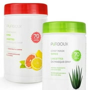 New Perdox CPAP Unscented with Aloe Tube Cleaning Wipes - 70 Pack