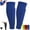 Blue, variant on Shin Defender Shin Guards Kids - Soccer Shin Guards with Honeycomb Impact Pads, Lightweight Breathable Moisture-Wicking Calf Sleeve & Silicone Anti-Slip Strips for Youth/Adult Football