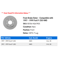 thumbnail image 2 of Front Brake Rotor - Compatible with 1997 - 1999 Ford F-250 4WD 1998, 2 of 2