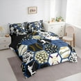 thumbnail image 3 of Castle Fairy Adults Female Men Baseball Gamer Twin Bedding Sets 7-Piece,Abstract Honeycomb Hexagon Bedding Comforter Set Microfiber,Sport Theme Breathable Sheet Sets,Microfiber Bedroom Decor, 3 of 8