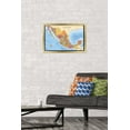 thumbnail image 3 of Map - Mexico Wall Poster, 22.375" x 34" Framed, 3 of 4
