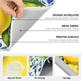 thumbnail image 3 of Lemon Italian Tile Blue E Dish Drying Mats for Kitchen Counter Absorbent Microfiber Dish Drying Matt 16 x 18 Inch Draining Reusable Rack Pad, 3 of 8