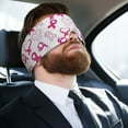 thumbnail image 5 of Rocae Breast Cancer Awareness4 for Sleep Mask for Sleeping, Soft and Skin Friendly Full Eye Covers for Women/Men,Fully Adjustable Strap Sleep Eye And Ear Muffs, 5 of 7