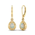 thumbnail image 1 of 7x5 MM Poire Opale 925 Argent Vermeil Filigrane Boucles d'Oreilles Femmes, 1 of 4