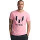 thumbnail image 4 of Camiseta de algodón rosa caramelo con estampado de estilo de vida de Messi para hombre, 4 of 7