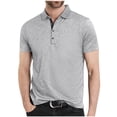 thumbnail image 1 of pstuiky camisetas de hombre, Blusa informal de cuello redondo y manga corta con bolsillos y colores contrastantes para hombre ropa de hombre m, 1 of 6