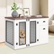 thumbnail image 1 of Qinaqin 44'' cm de Profundidadog Crate Furniture con Cajón & Gabinete Resistente Kennel Profundidad Madera Indoor Pet Cage Side End Mesa para Pequeño to Mediano Pets, 1 of 7