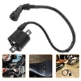 thumbnail image 4 of Universal Motorcycle Ignition Coil High Voltage Cap Replacement Compatible With Ignition Switch Ignition Coils, 4 of 8