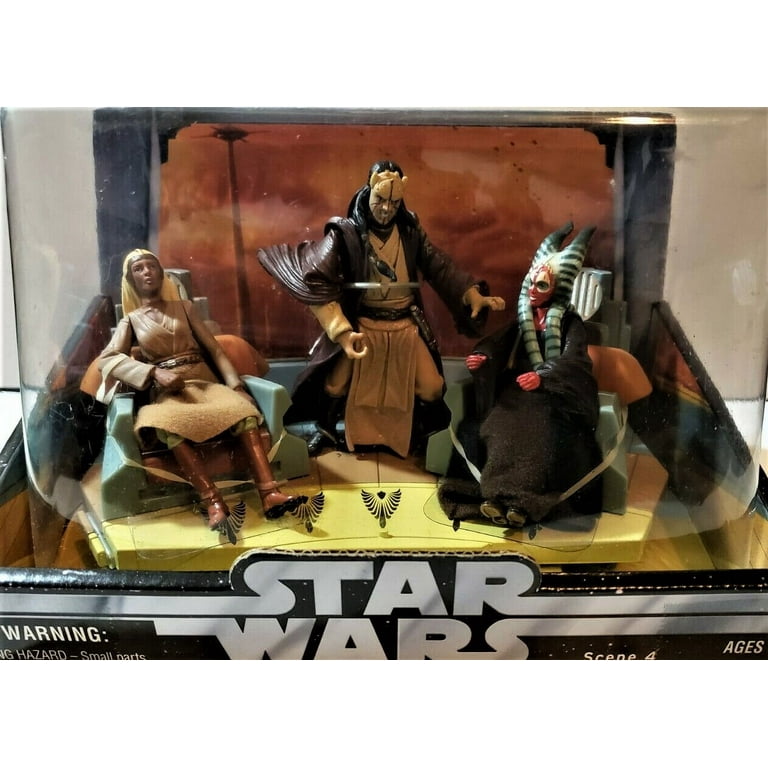 特撮 Keepsake Star Wars Jedi Council Members Star Wars Toys: Jedi Council 3 Figure Set & Chambers by