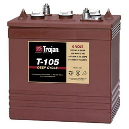 Replacement for TROJAN T105 replacement battery