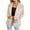 Beige, variant on Hfyihgf Womens Casual Classic Corduroy Blazer Jackets Boyfriend Open Front Business Lapel Button Long Sleeve Work Office Suit Coat(Beige,L)