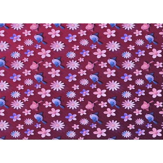 Ahgly Company Indoor Rectangle Patterned MediumOrchid Purple Area Rugs, 8' x 12'