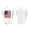 White, variant on LNZGNM Men's Graphic T-Shirts American Flag 1776-2026 Short Sleeve T-Shirt Star Stripes Graphic Crewneck Shirt Fashion Memorial Day Tee Shirts,Black XL