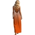 thumbnail image 6 of Kojanyu Women's Ombre Nylon Spandex Jumpsuit – Backless Swim Cover Up, 6 of 9