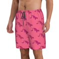 thumbnail image 2 of Balery Leopard Print Traje de Baño Estilo Hawaiano para Hombre, Shorts de Secado Rápido con Bolsillos-Medium, 2 of 6