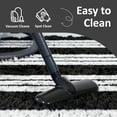 thumbnail image 3 of Pentantan 5ft x 8ft Shag Area Rugs for Living Room, Modern Stripe Fluffy Bedroom Carpet, Black & White, 3 of 7